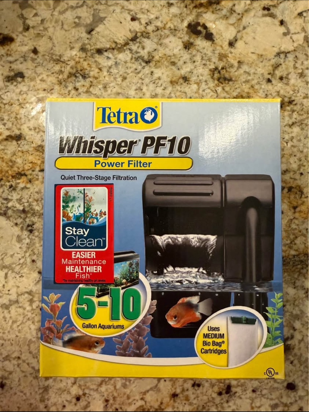 Tetra Whisper PF10 Power Filter - Black